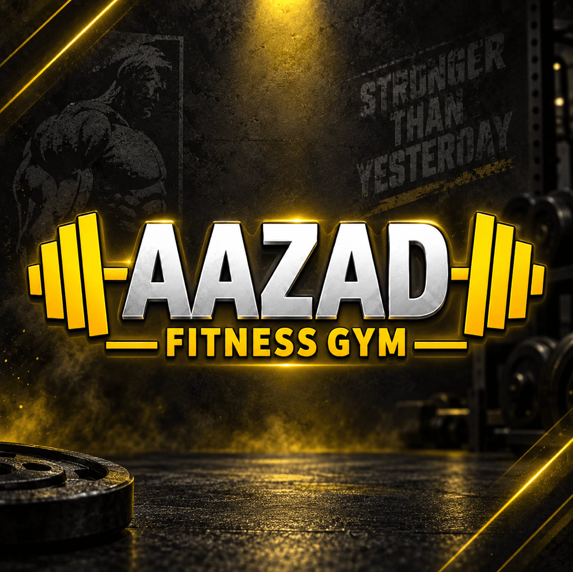 Azad Fittness Gym logo