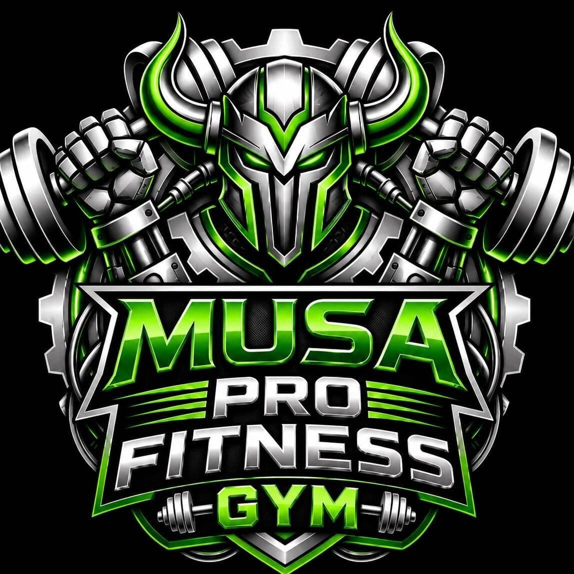 Musa Pro Fitness Gym logo