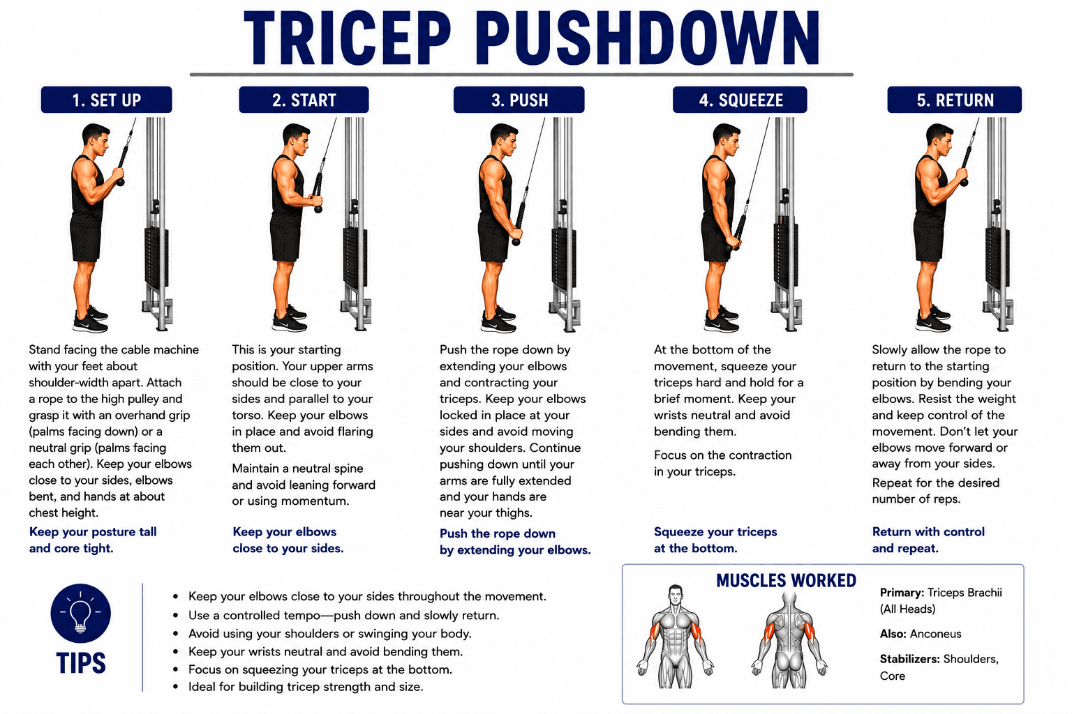 Tricep Pushdown