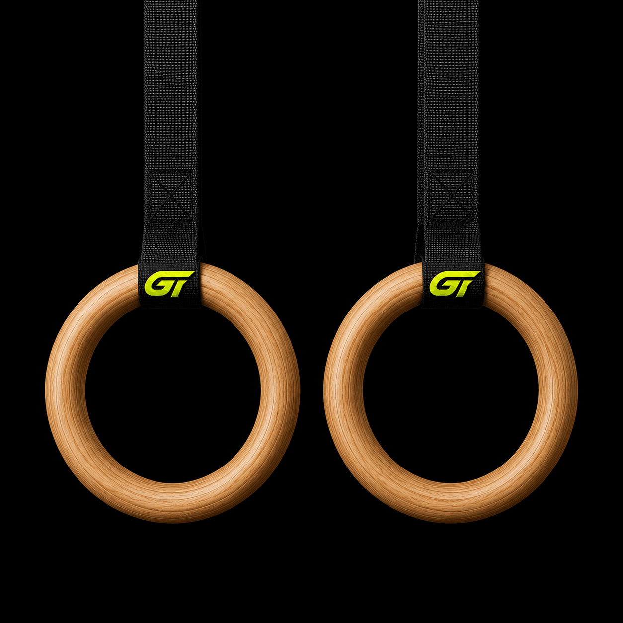 Gymnastic Rings — Wood