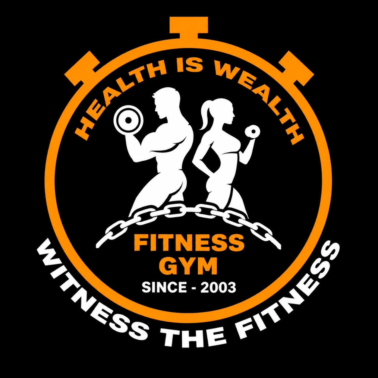 Health is Wealth Gym logo
