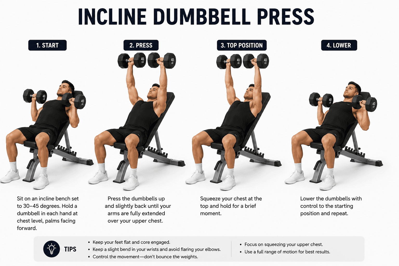 Incline Dumbbell Press